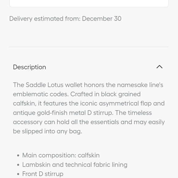 Dior Black Wallet with Gold Accent - Picture 9 of 9